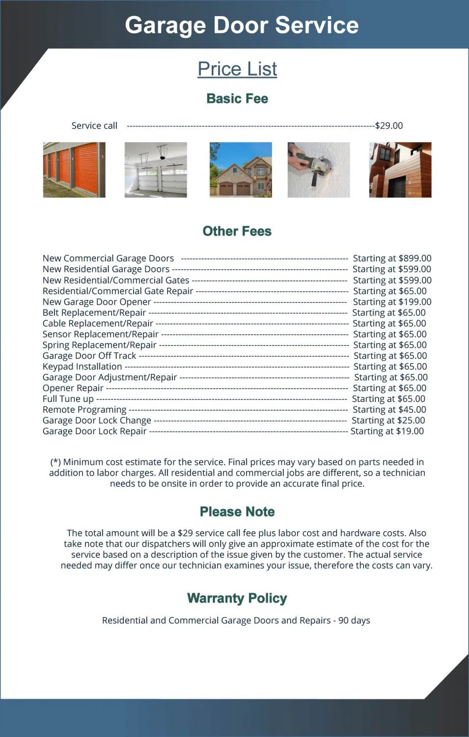 Golden Garage Door Service Fort Lauderdale, FL 954-780-3931